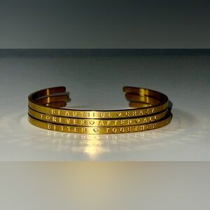 Luke Combs x Nicole Combs Gold Bangle Bracelets